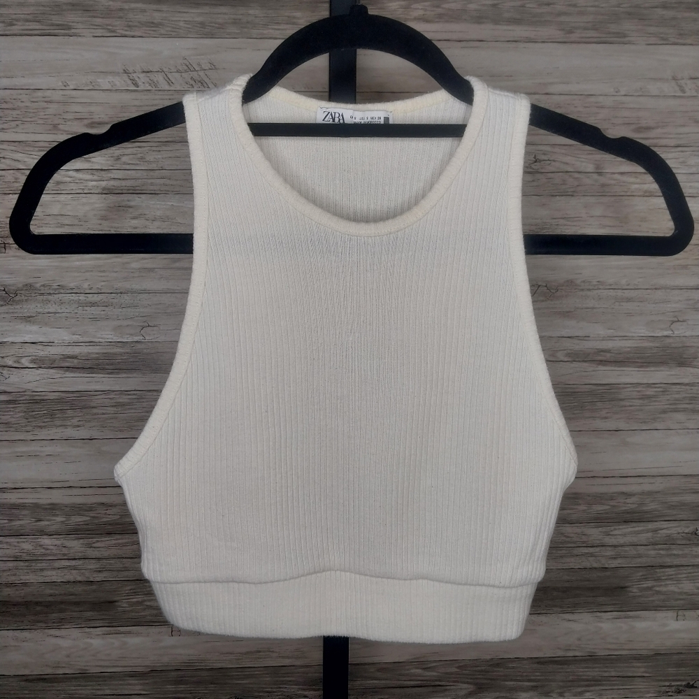 Zara Crop Top Size Small Womens